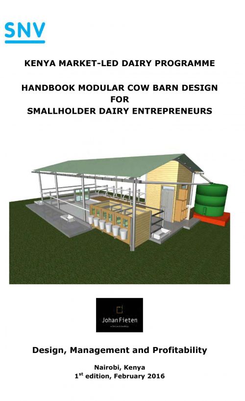 Modular Cow Barn Design Hand Book for Smallholder Dairy Entrepreneurs